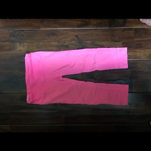 Pink GapFit Cropped Leggings